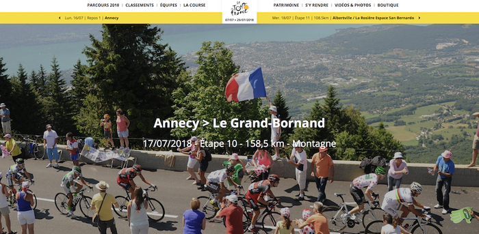Le Tour de France 2018 10e étape Annecy-Le Grand Bornand
